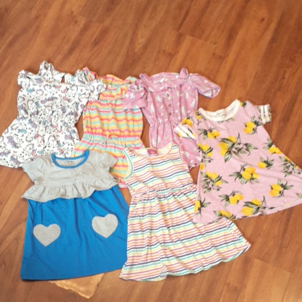 3 dresses and 3 jumpsuits